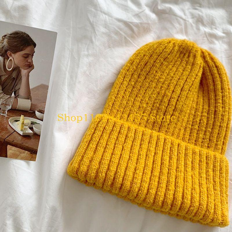 Beanie Cuffed Knit - 49MC Зимняя вязаная шапка-бини унисекс в