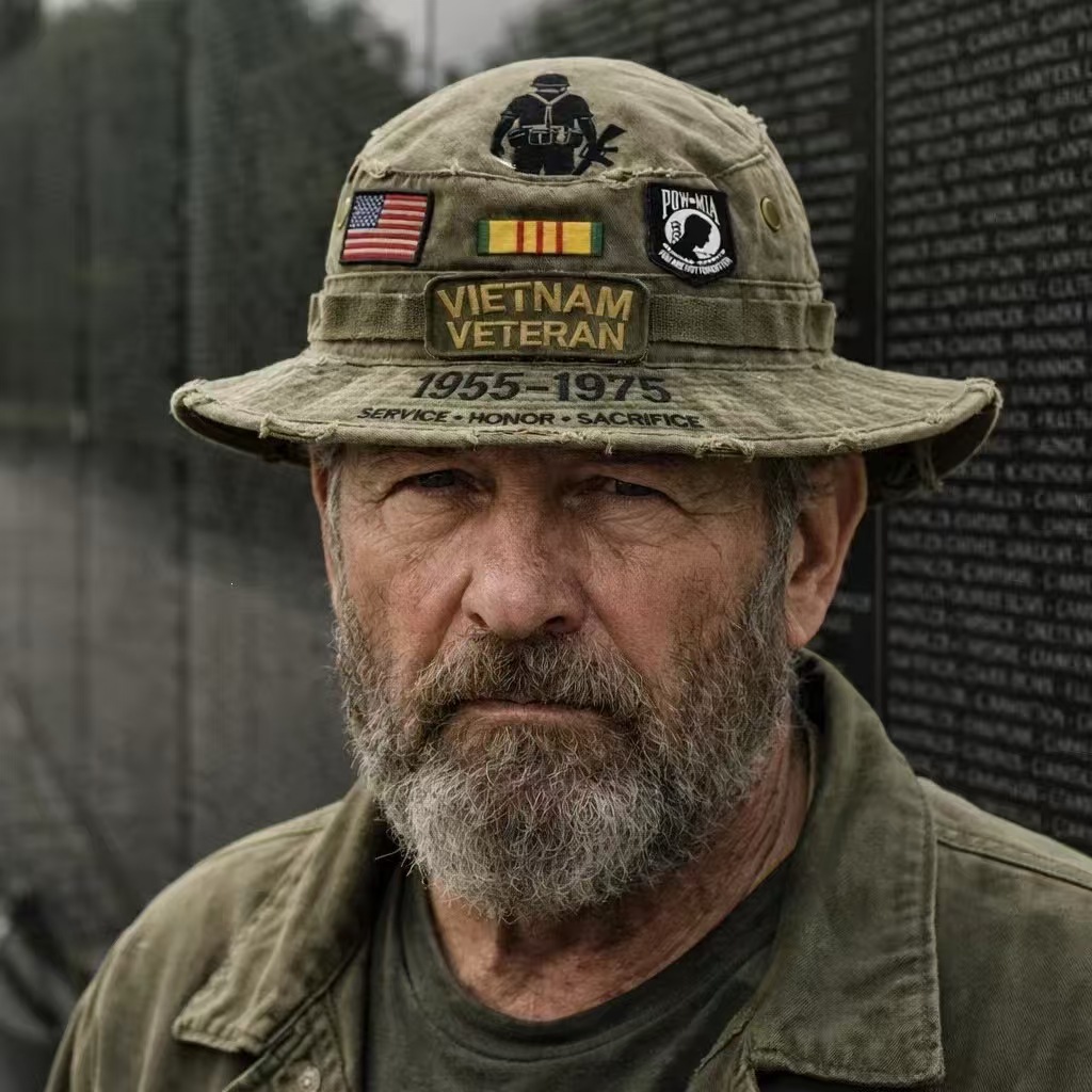 Boonie Hat Tactical - Памятная панама для ветеранов Вьетнама, регулируемая,
