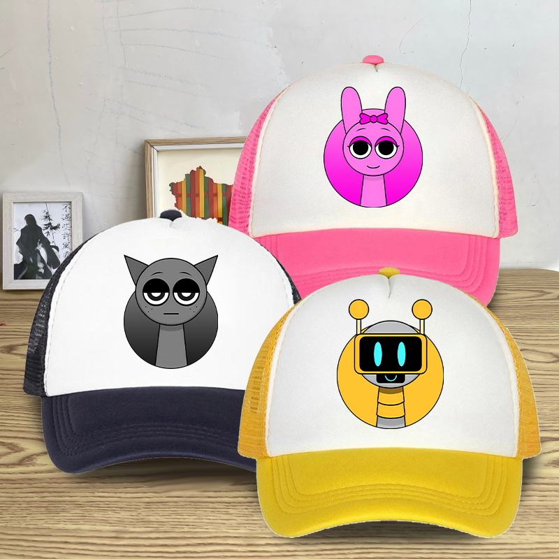 Trucker Cap Mesh - Летняя сетчатая бейсболка Sprunki для мальчиков