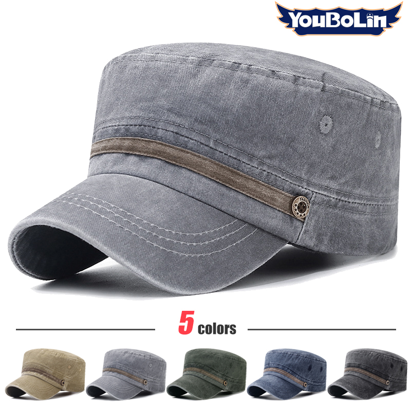 Dad Hat Cotton - Плоская кепка из выстиранного хлопка, дышащая