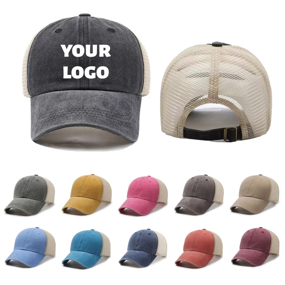Visor Sun Hat - Бейсболка с индивидуальным логотипом, дышащая, из