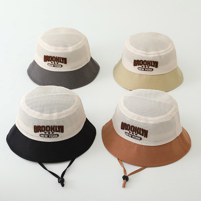Bucket Hat Cotton - Детская летняя панама с вышивкой, дышащая