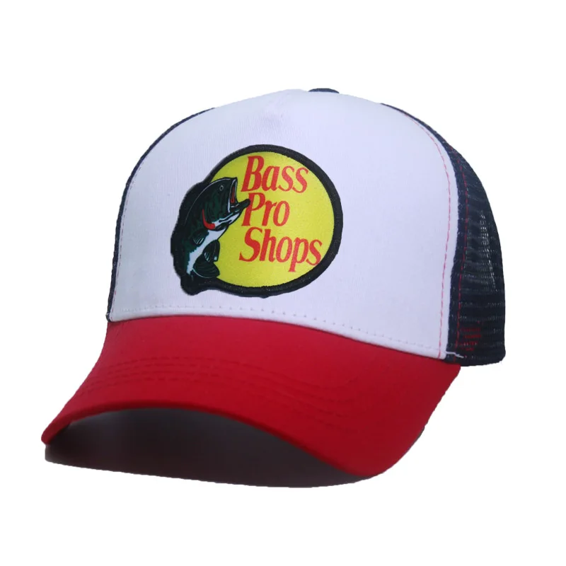 Trucker Cap Mesh - Модные кепки-тракеры с принтом рыбы для
