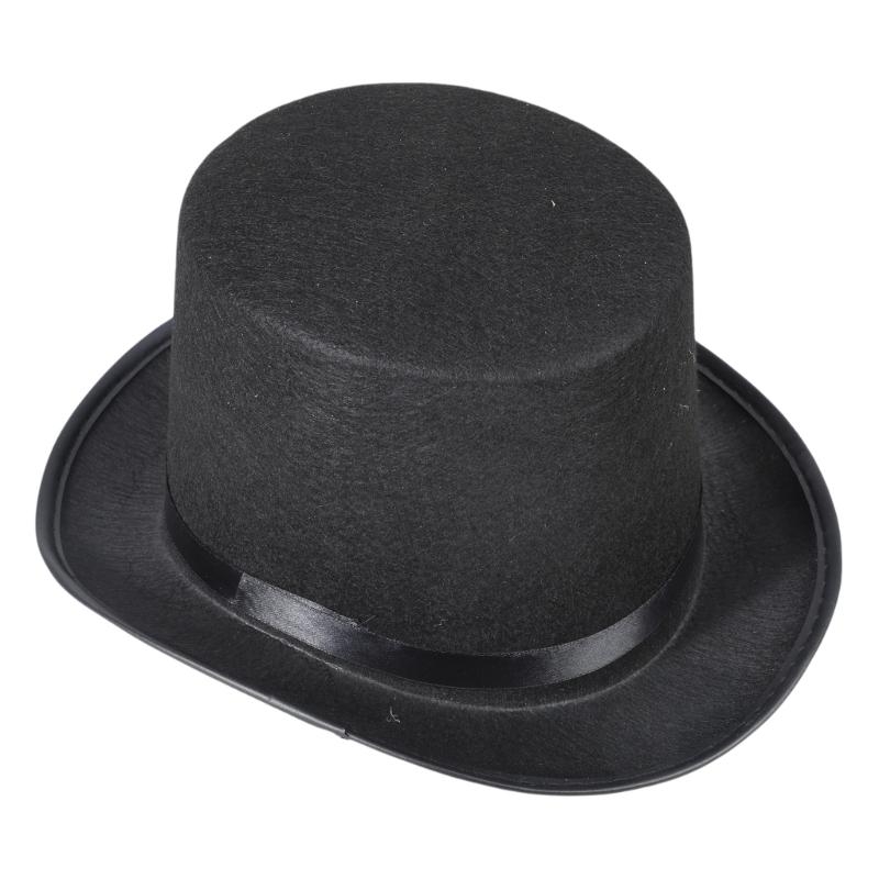 Fedora Hat Wool - Ретро-цилиндр, костюм волшебника, реквизит для косплея