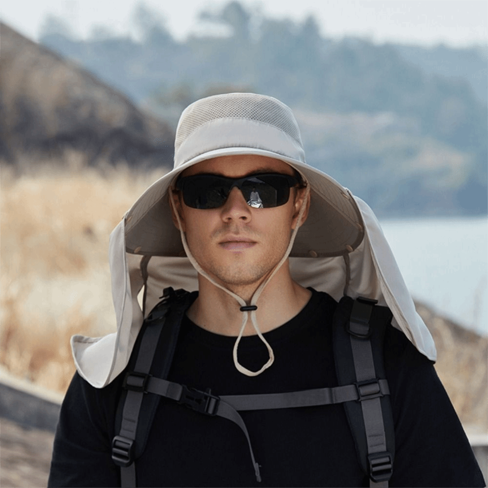 Visor Sun Hat - Модная мужская солнцезащитная шляпа с широкими