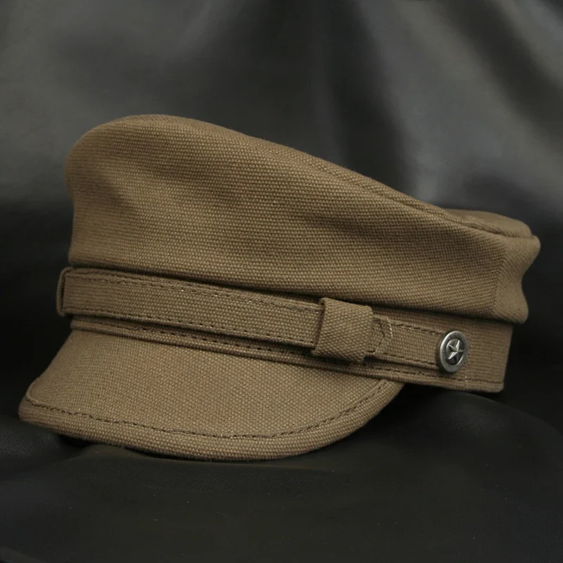 Snapback Hat Flat - Женская морячная Кепка, модные военные армейские