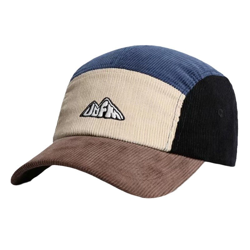 Corduroy Cap 5 Panel - Мужская и женская шляпа с козырьком,