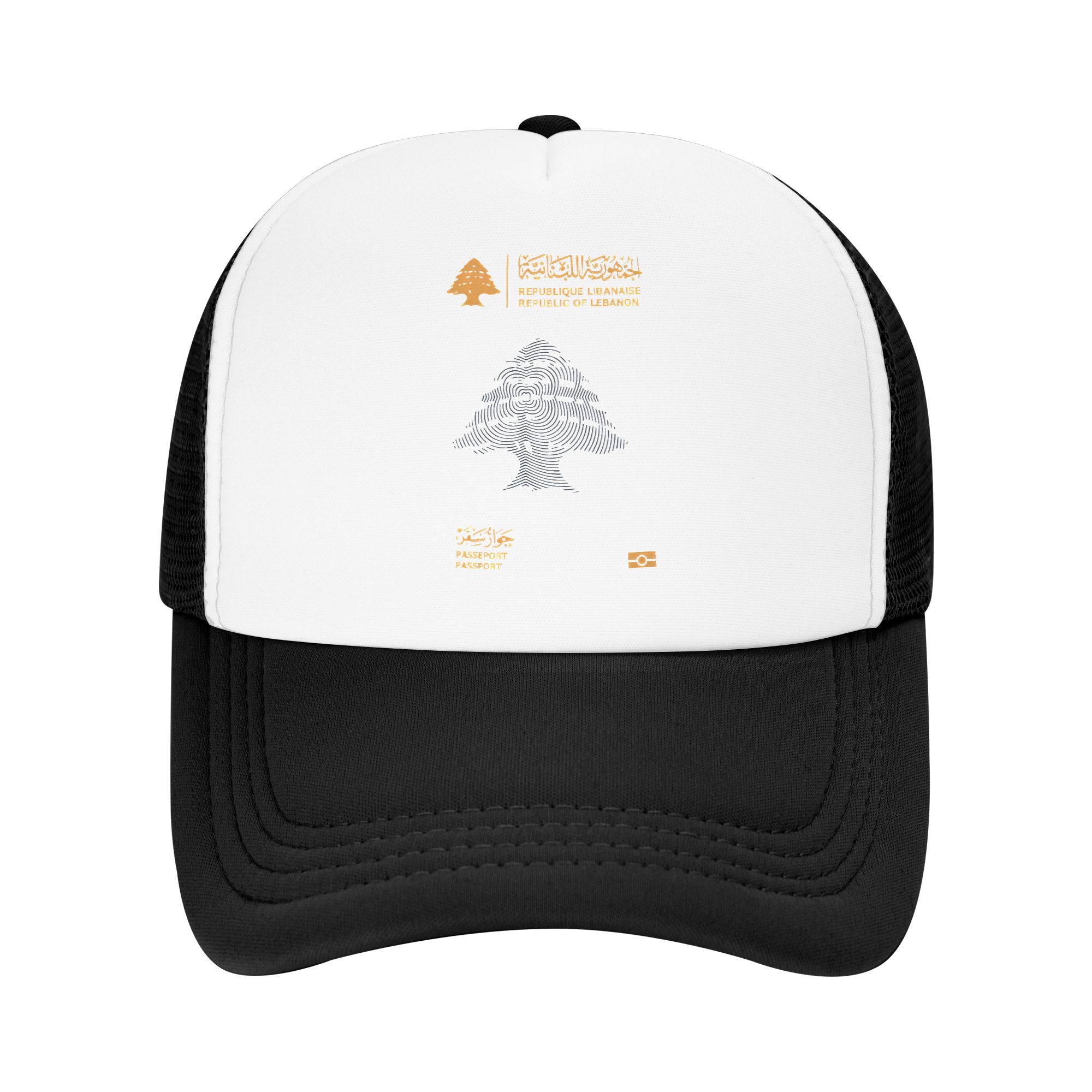Trucker Cap Mesh - Солнцезащитные кепки с логотипом Ливана, модные