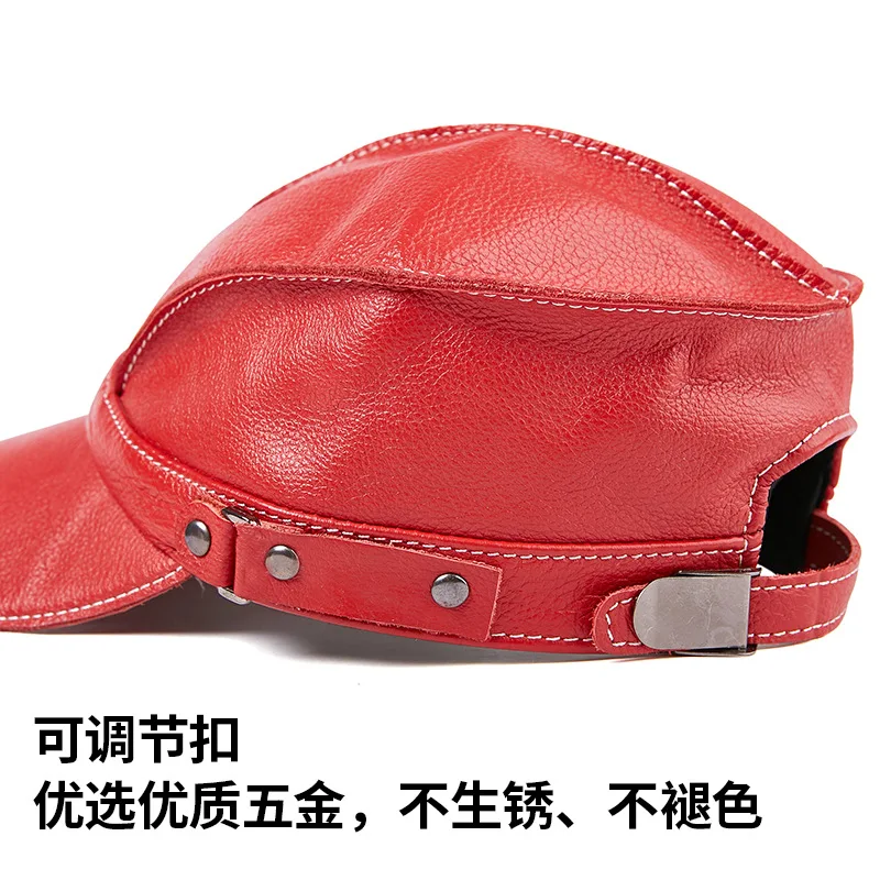Winter Trapper Hat - Мужская бейсболка из натуральной кожи 2026