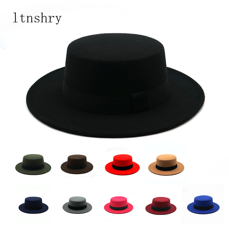 Fedora Hat Wool - Шляпы-федоры из искусственной шерсти для мужчин