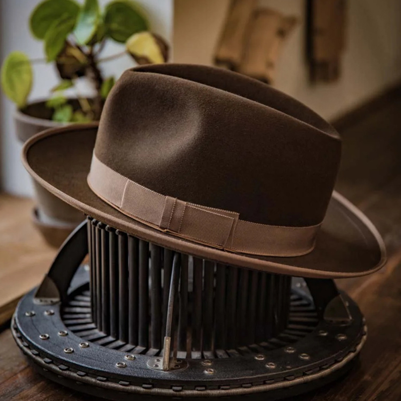 Fedora Hat Wool - Шляпа женская мягкая с бантом, элегантная