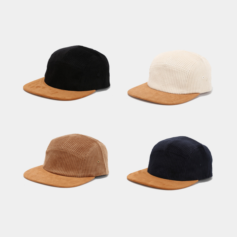 Corduroy Cap 5 Panel - Ретро-кепка из вельвета с 5 панелями