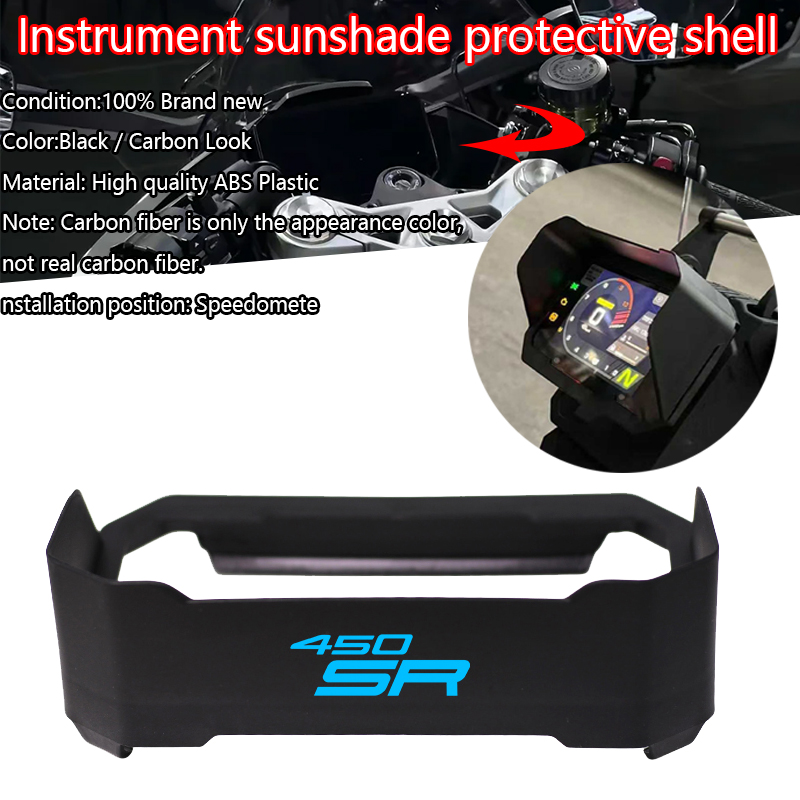 Visor Sun Hat - Для мотоцикла CFMOTO 450SR: Защитный козырек-накладка