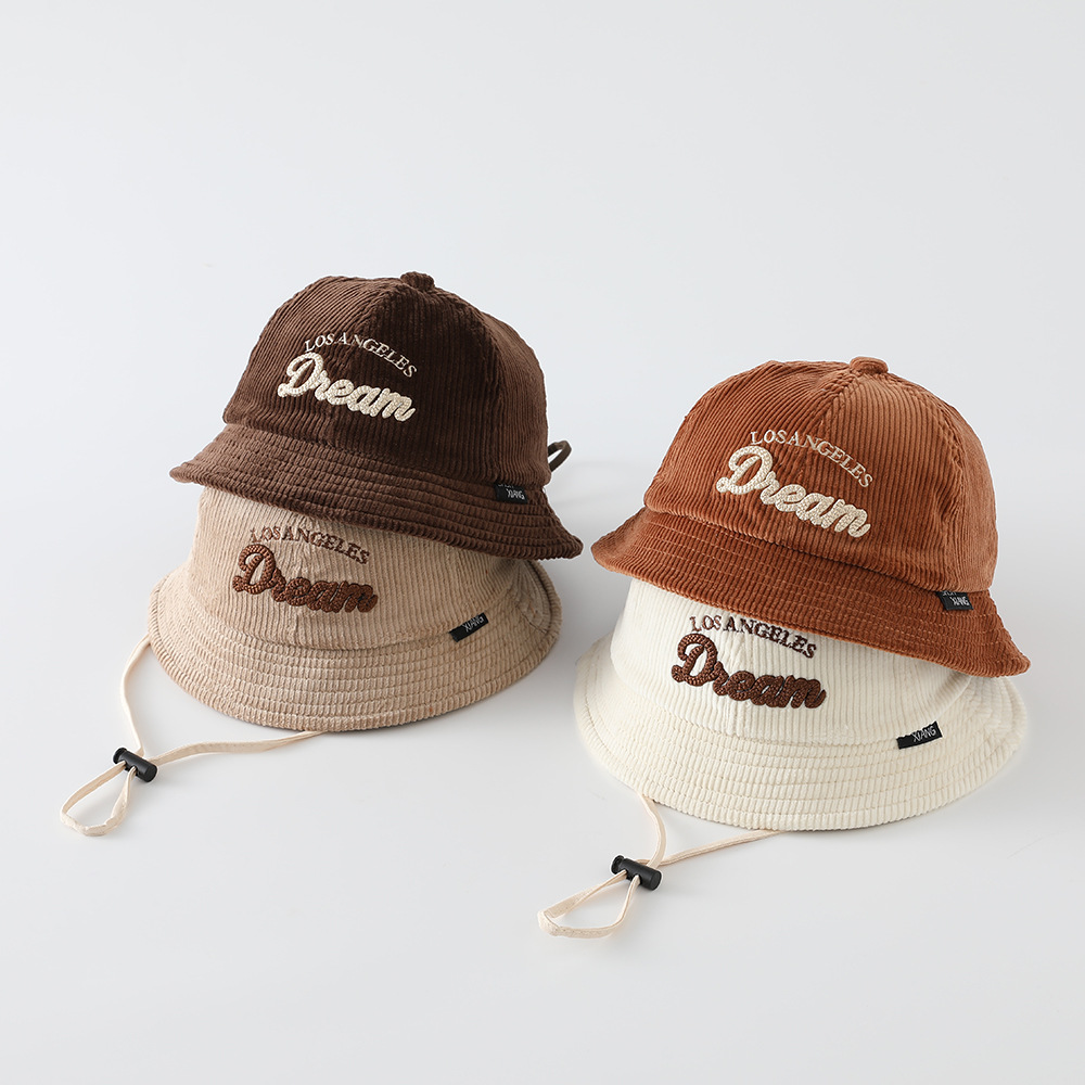 Bucket Hat Cotton - Детская однотонная солнцезащитная шляпа для мальчиков,