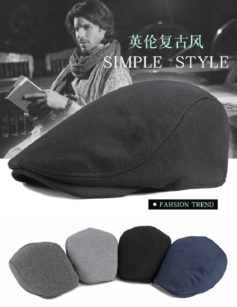Newsboy Cap Ivy - Мужская кепка газетчика из смеси шерсти,