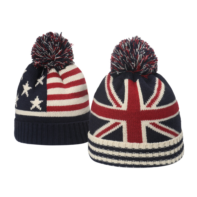 Beanie Cuffed Knit - Зимняя шапка унисекс с манжетами, вязаная