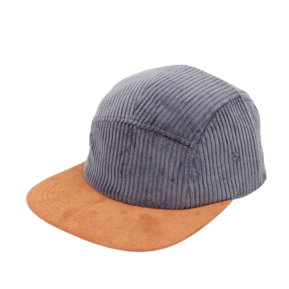 Corduroy Cap 5 Panel - Универсальная бейсболка с плоскими полями в