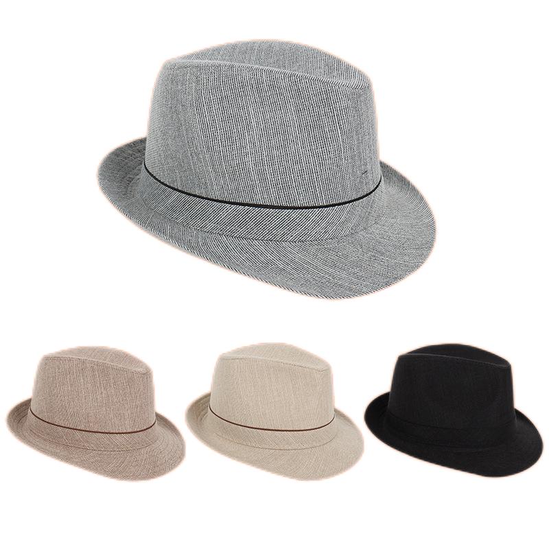 Fedora Hat Wool - Весенне-осенние мужские фетровые шляпы в стиле