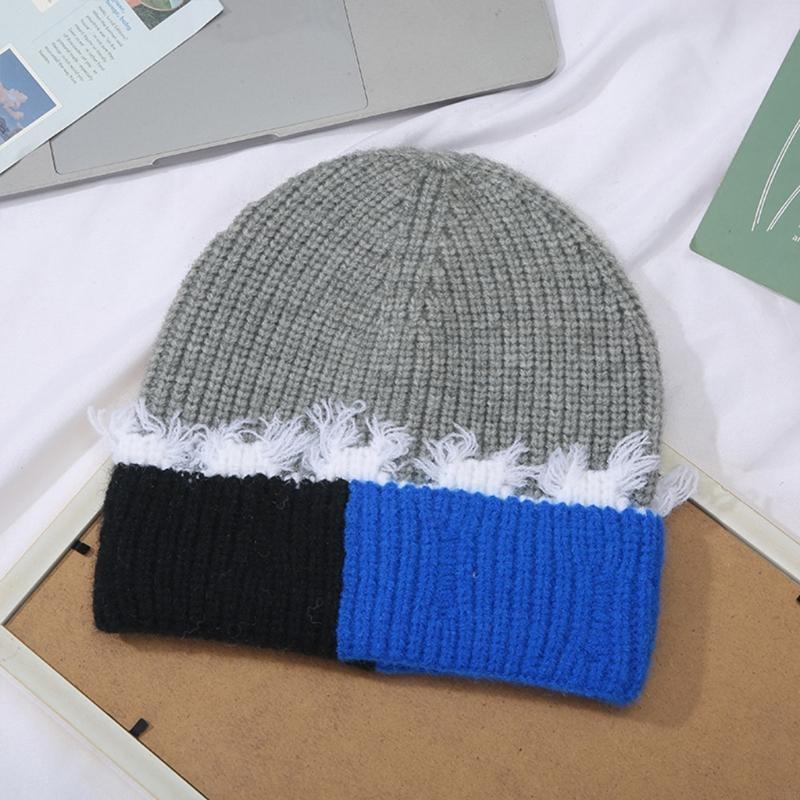 Корейская версия, цветная вяза – обзор и цена Beanie Cuffed Knit