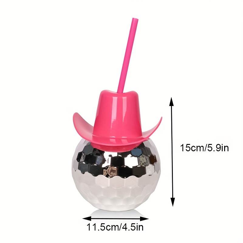 Блестящий пластиковый стакан-т – обзор и цена Cowboy Hat Straw