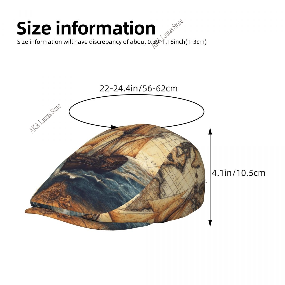Кепка-газетчика с винтажным пр – обзор и цена Newsboy Cap Ivy