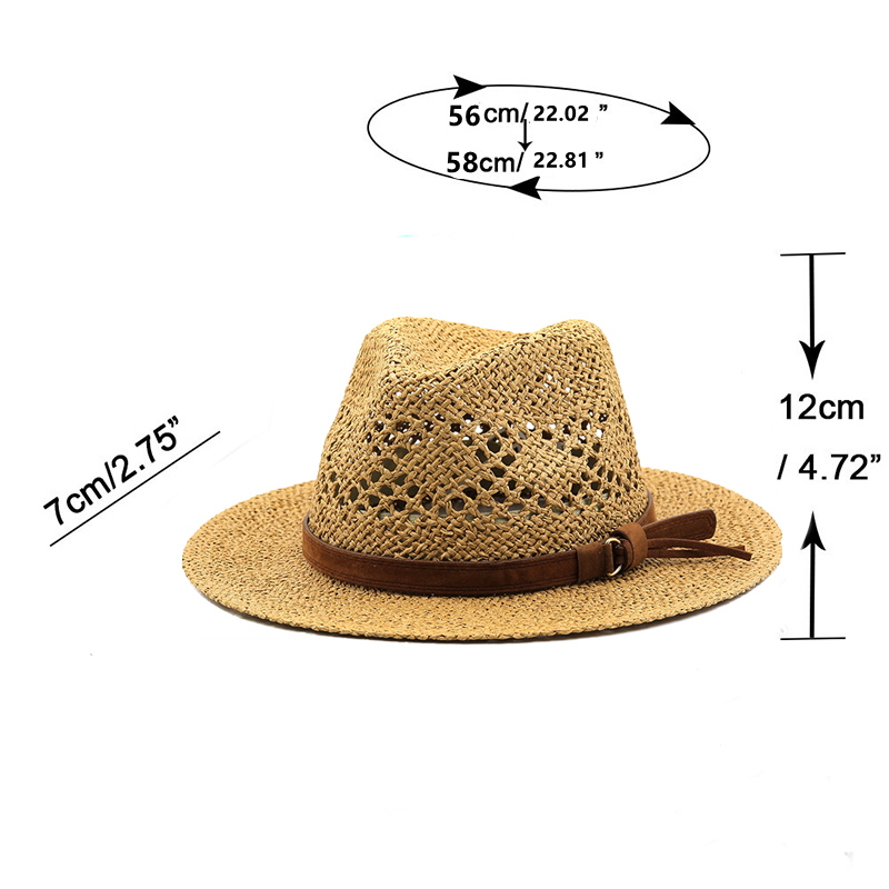 Полые мужские соломенные шляпы – обзор и цена Cowboy Hat Straw