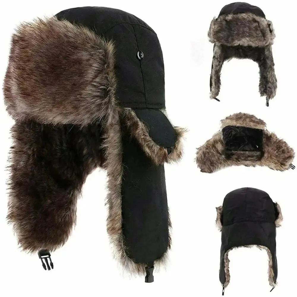 Мужская зимняя теплая водонепр – обзор и цена Trapper Hat Ear Flap