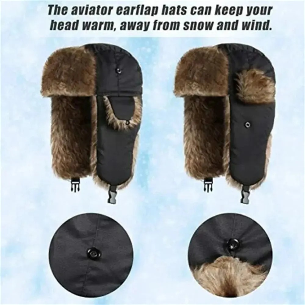 Мужская зимняя теплая водонепр – обзор и цена Trapper Hat Ear Flap