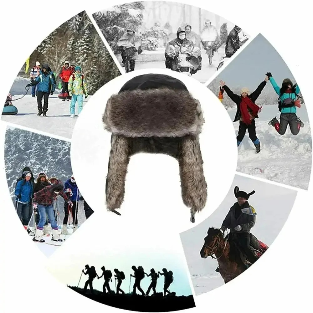 Мужская зимняя теплая водонепр – обзор и цена Trapper Hat Ear Flap
