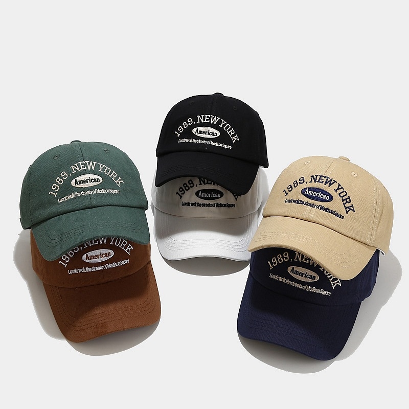 Бейсболка с вышивкой New York  – обзор и цена Dad Hat Cotton
