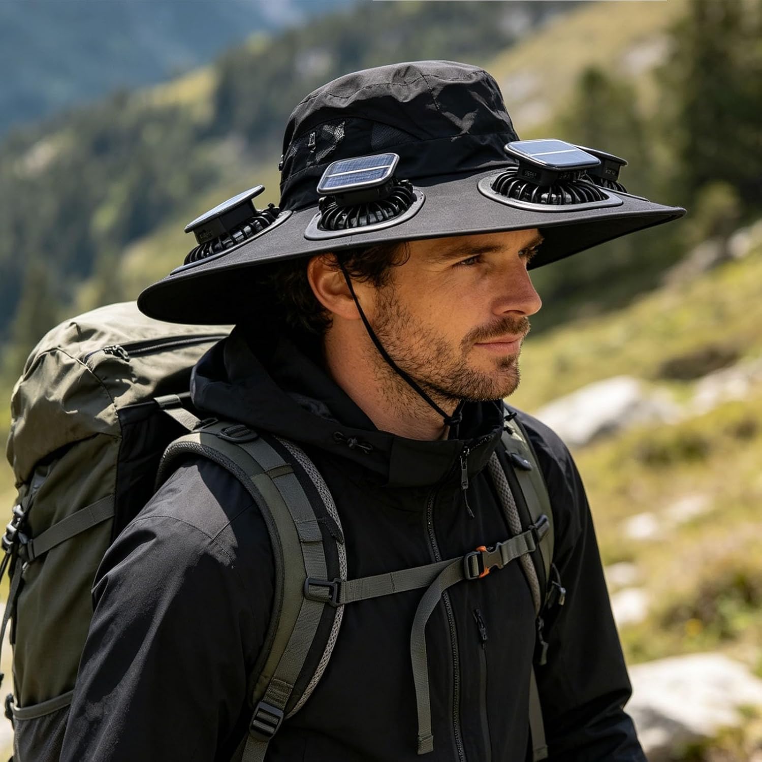 Солнечная кепка с 6 вентилятор – обзор и цена Visor Sun Hat