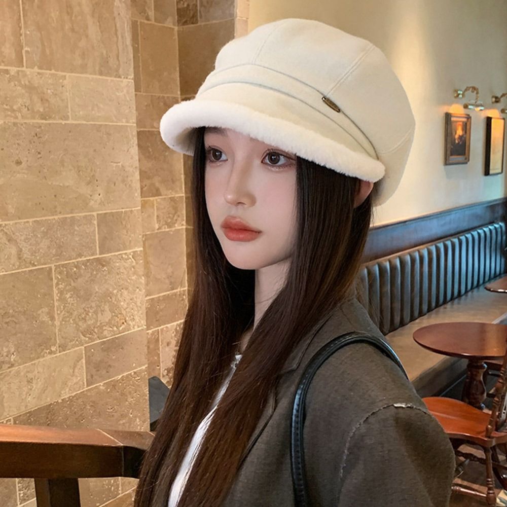 Модная теплая зимняя шапка-бер – обзор и цена Beret French Wool