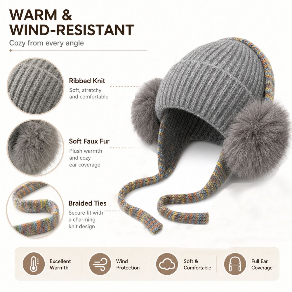 Вязаная шапка-бини в стиле рет – обзор и цена Beanie Cuffed Knit