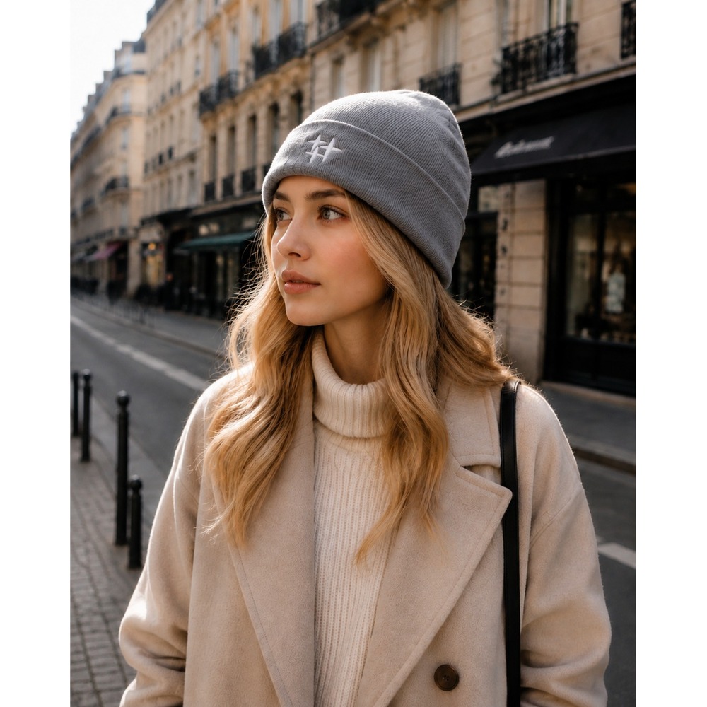 Женская зимняя вязаная шапка-б – обзор и цена Beanie Cuffed Knit