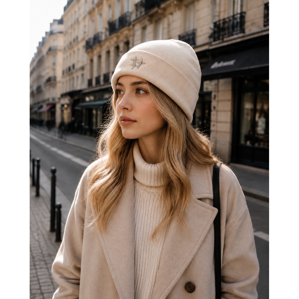 Женская зимняя вязаная шапка-б – обзор и цена Beanie Cuffed Knit