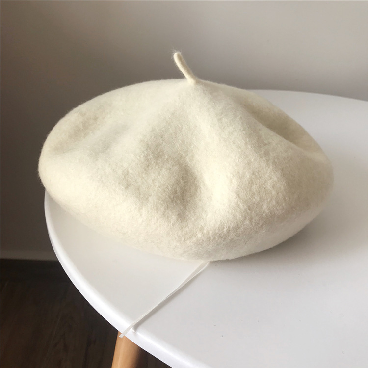 Простая шапка осень-зима, 100% – обзор и цена Beret French Wool