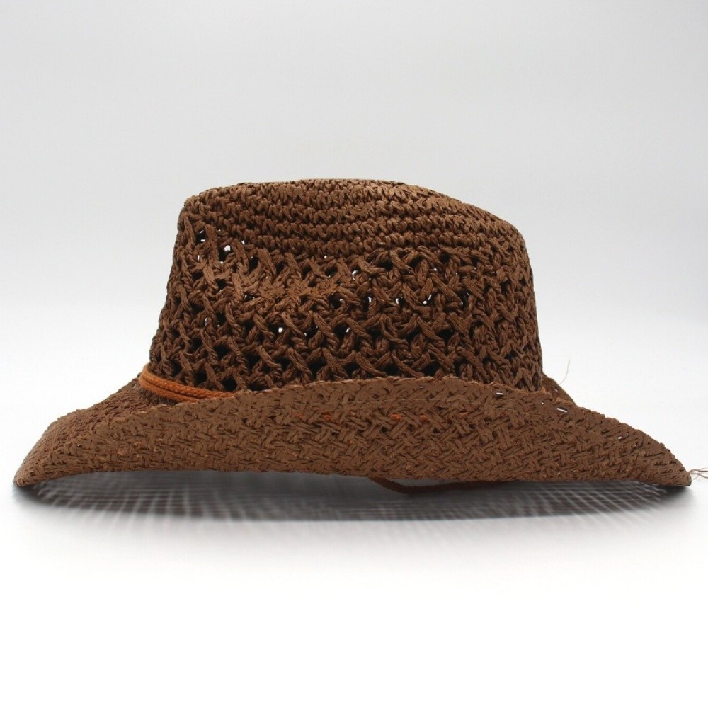 Ретро-шляпа с широкими полями  – обзор и цена Cowboy Hat Straw