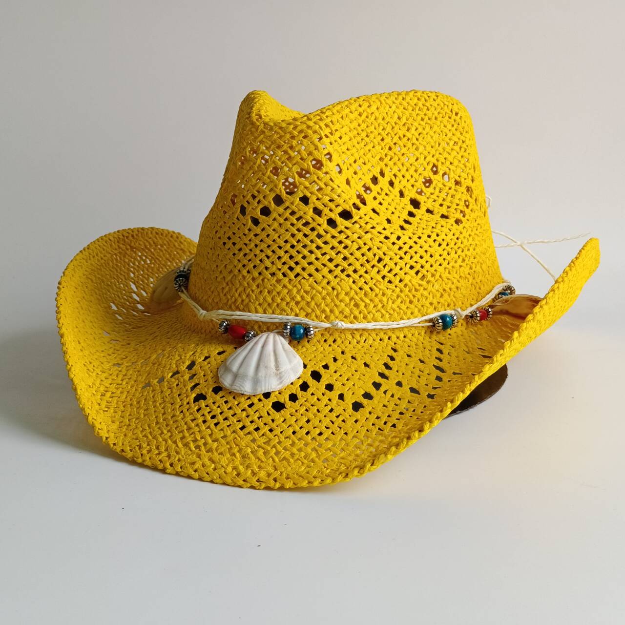 Ярко-желтые соломенные шляпы в – обзор и цена Cowboy Hat Straw