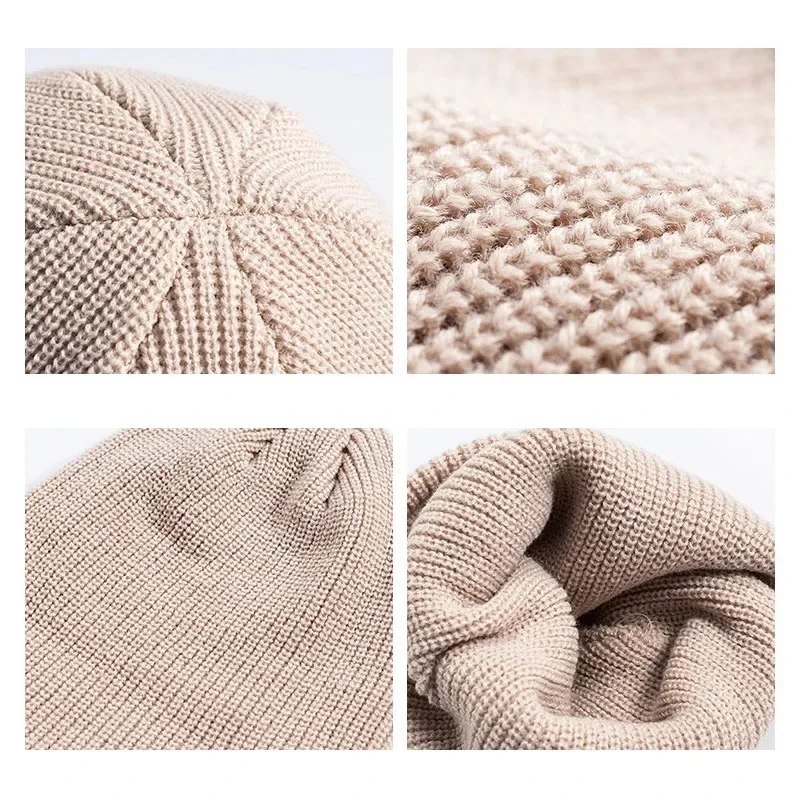 Зимняя вязаная шапка-бини для  – обзор и цена Beanie Cuffed Knit