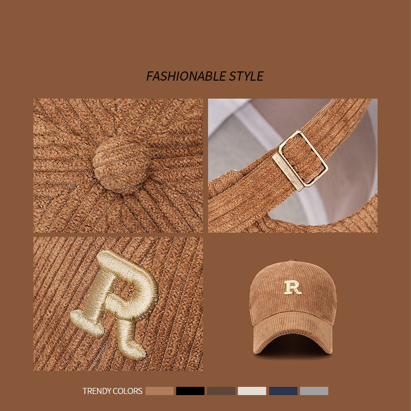 Бейсболка из вельвета с 3D-выш – обзор и цена Baseball Cap Structured