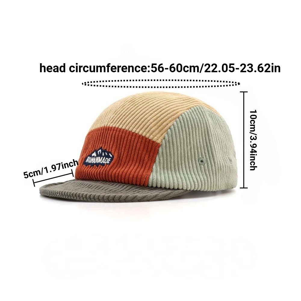 Кепка с 5 панелями и коротким  – обзор и цена Corduroy Cap 5 Panel