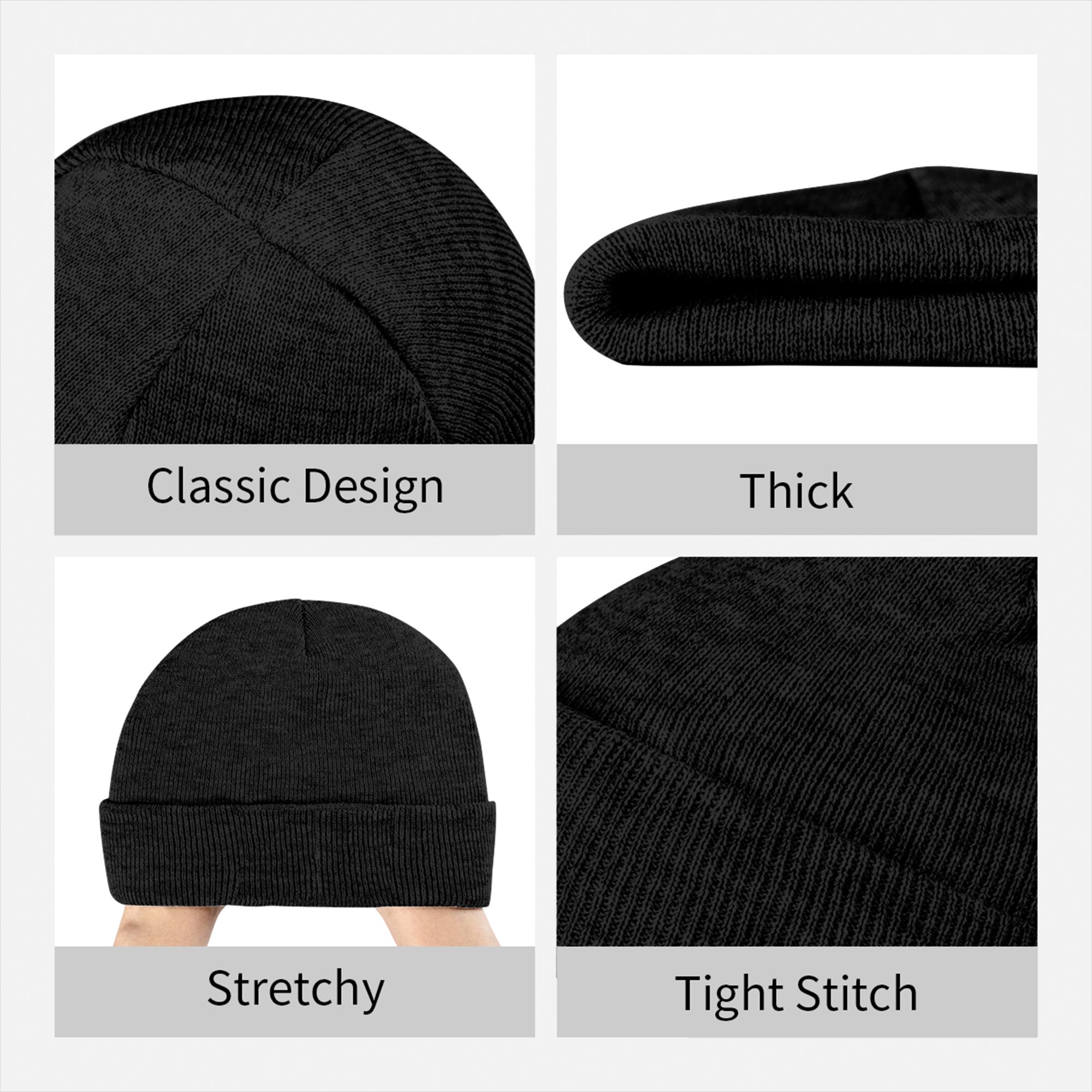 Вязаная шапка-бини унисекс с о – обзор и цена Beanie Cuffed Knit