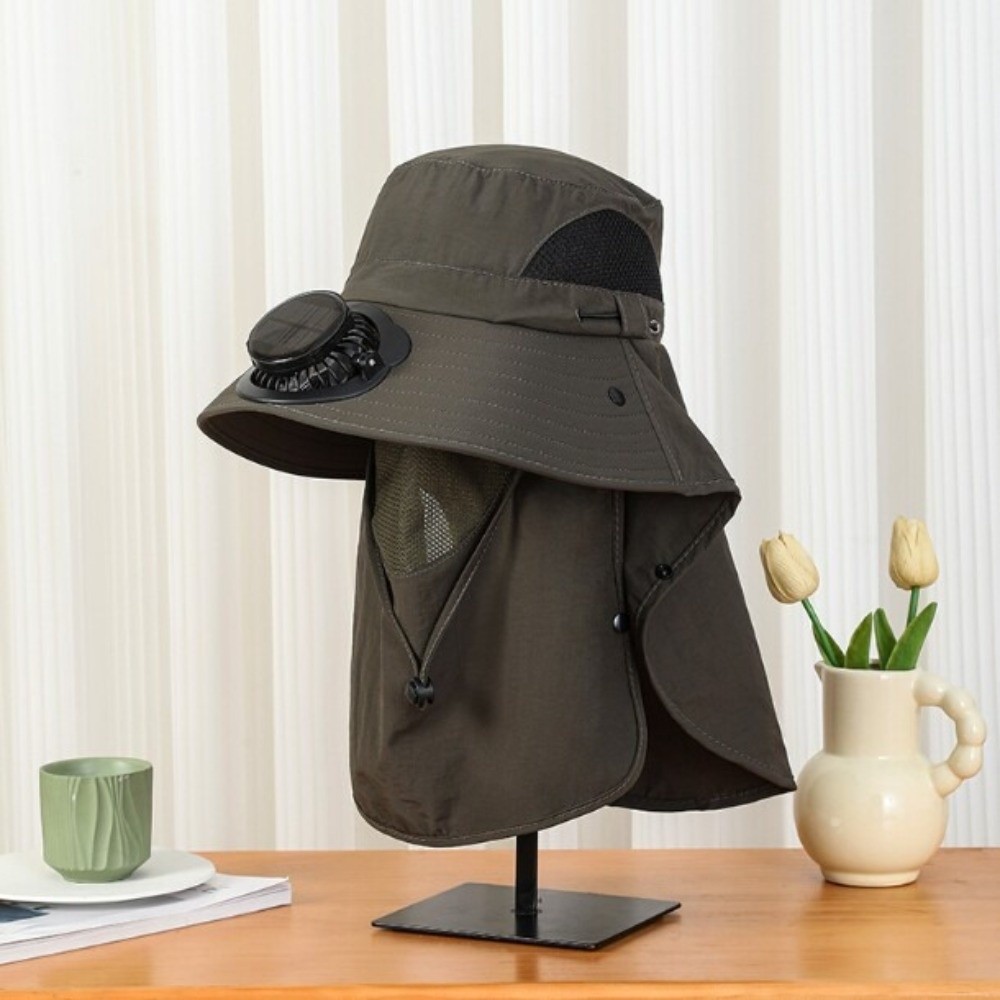 Портативная солнечная вентилят – обзор и цена Sun Hat Wide Brim
