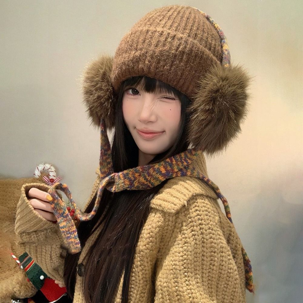 Вязаная шапка-бини в ретро-сти – обзор и цена Beanie Cuffed Knit