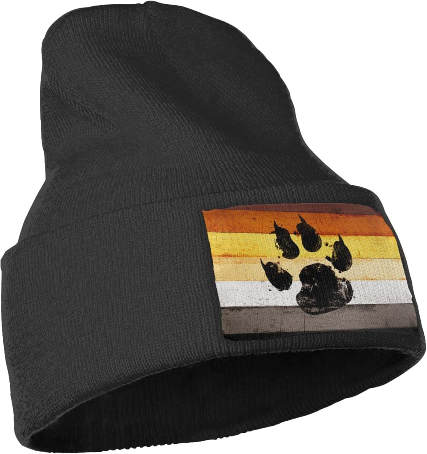 Гей-флаг Медвежья лапа ЛГБТ Вя – обзор и цена Beanie Cuffed Knit