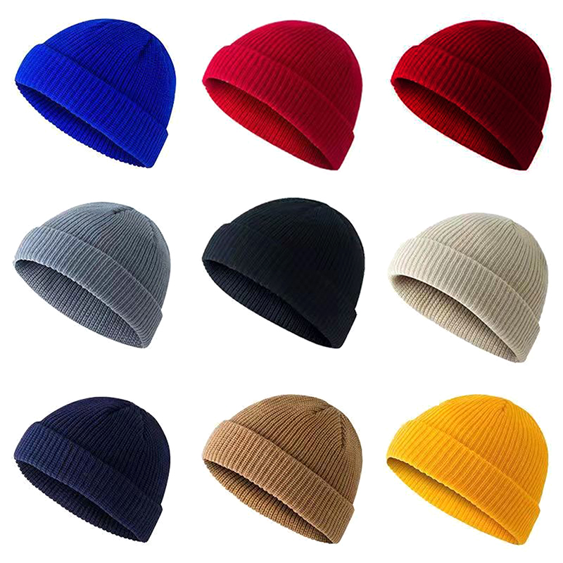 1 шт., зимние теплые шерстяные – обзор и цена Beanie Cuffed Knit