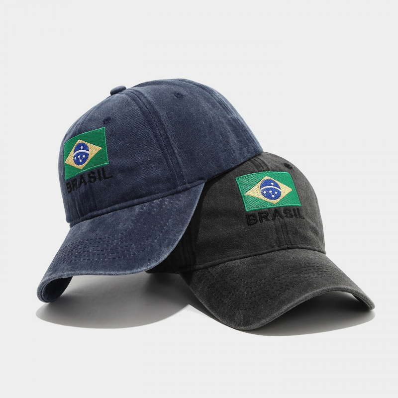 Винтажная бейсболка с вышитым  – обзор и цена Dad Hat Cotton