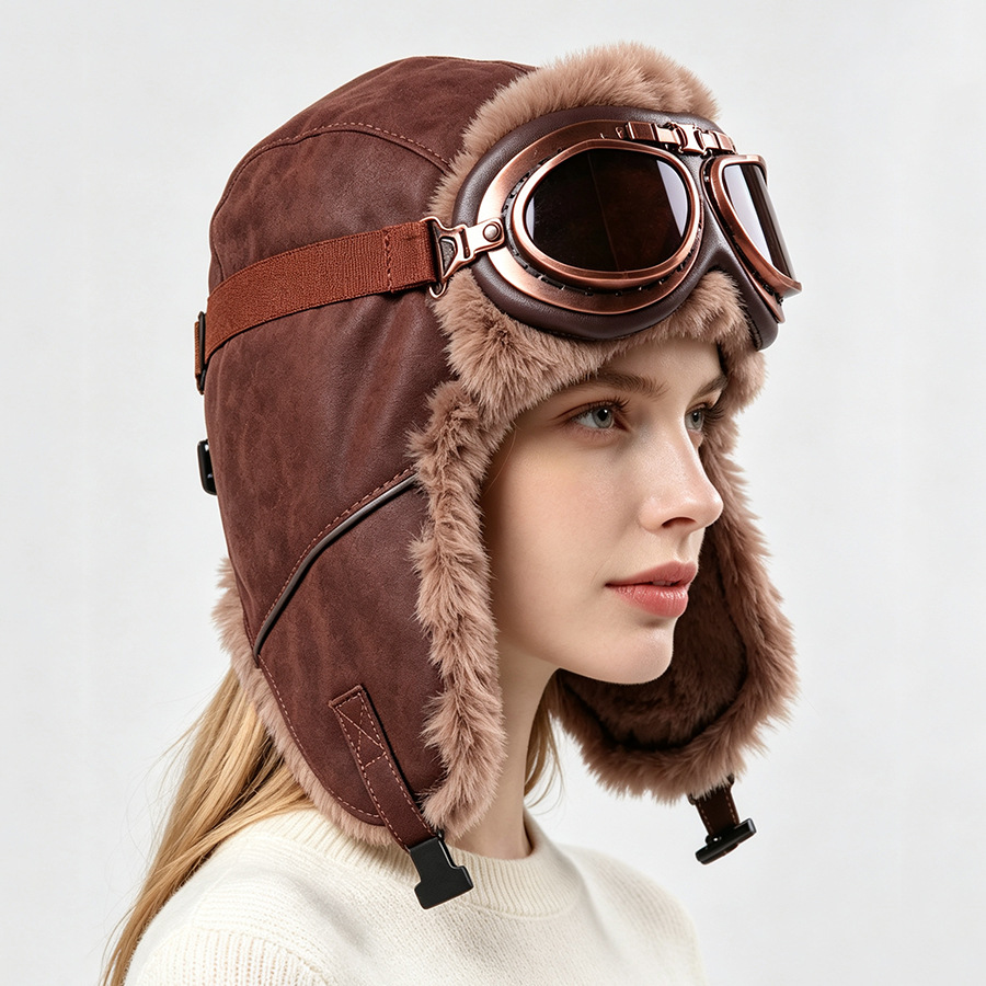 Винтажная пилотская шапка с оч – обзор и цена Winter Trapper Hat